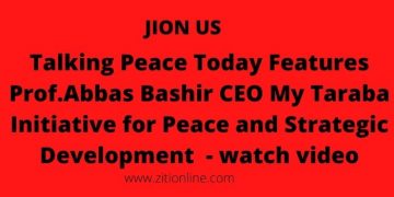 Talking Peace today features Prof. Abbas Bashir – watch video