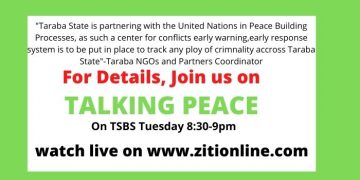 Talking Peace features Taraba NGO’s coordinator- watch video