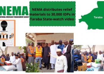 NEMA Distributes Relief Materials to IDPs in Taraba-watch video