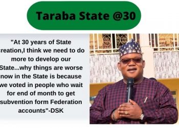 Taraba at 30: we all need to do more to build a better Taraba-DSK-watch video