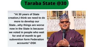 Taraba at 30: we all need to do more to build a better Taraba-DSK-watch video