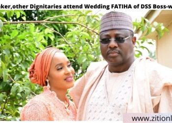 Taraba Speaker, other Dignitaries attend Wedding FATIHA of  DSS Boss-watch video