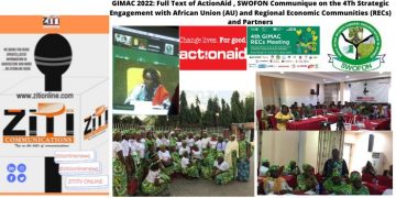 GIMAC 2022: Full Text of ActionAid , SWOFON Communique on the 4Th Strategic Engagement with African Union (AU) and Regional Economic Communities (RECs) and Partners