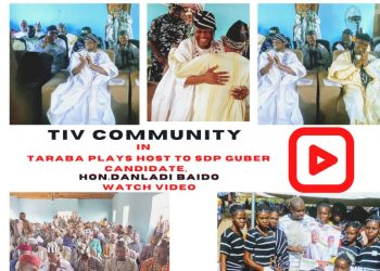 Taraba 2023:Tiv community plays host to SDP Guber Candidate, Hon Danladi Baido-watch video