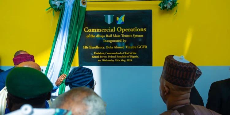 Tinubu Flags-off Abuja Light Rail, Hail Wike’s Commitment to Renewed Hope Agenda.