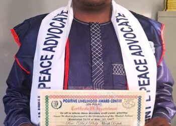 Rev. Dopa Bags UN Peace Ambassador Award