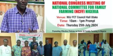 Food Security: NCFF Nigeria calls for support to develop NAP, boost food production
