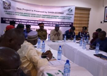 Happening Now: CISLAC holds dialogue on Terrorism Financing and Extrimism in Taraba.