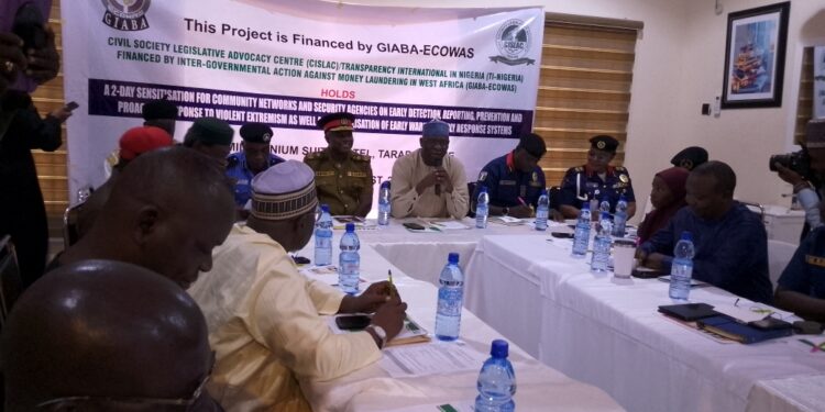 Happening Now: CISLAC holds dialogue on Terrorism Financing and Extrimism in Taraba.