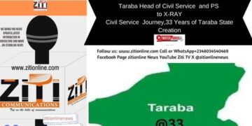 Taraba @33 Ziti News Count Down part 3: HoS, PS speak on Civil Service Journey so far – watch video