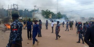 NASARAWA: LAFIA End Bad Governance Protest Begins as Security arrest 5