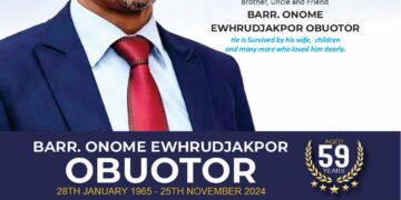 Farewell to a Legal Luminary: Barr Onome Ewhrudjakpor Obuotor’s Remarkable Journey
