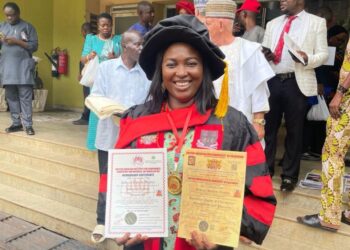 NAWOJ FCT Vice Chair, Rebecca Ukpevo, Honoured with Doctorate in Leadership