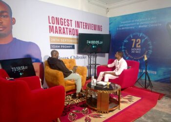 74-Hour Interview Marathon: Nigerian Journalist Smashes World Record with 129 Guests, Awaits Guinness Confirmation